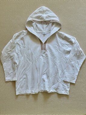 New J. Jill lightweight hooded summer sweatshirt